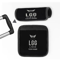 Thumbnail for Liège Airport (LGG) Luggage Handle Covers - Black + Name