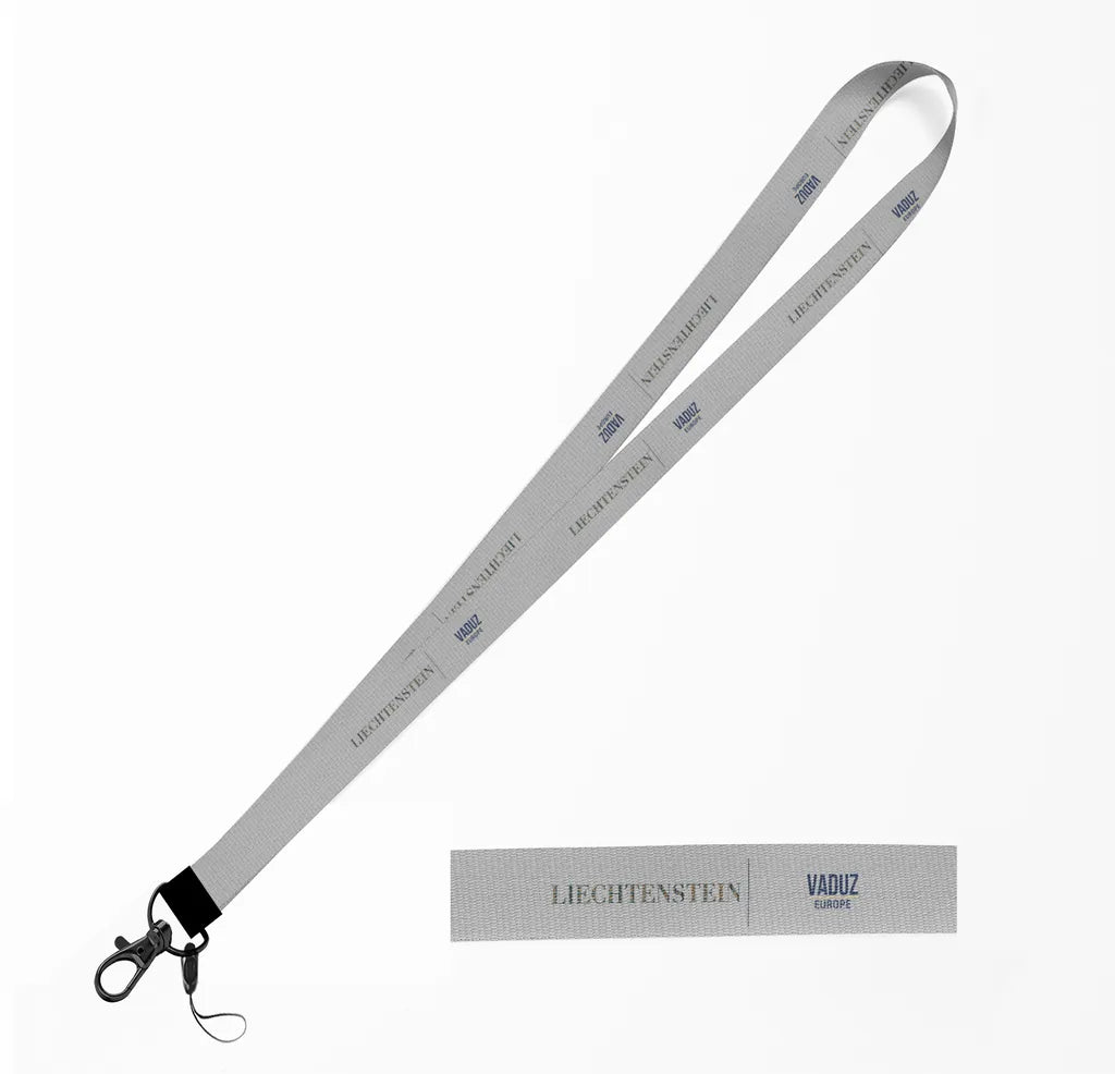 Liechtenstein Country Series lanyard - light gray