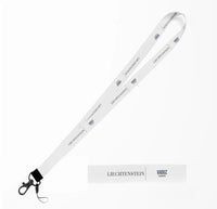 Thumbnail for Liechtenstein Country Series lanyard - white