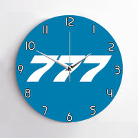 Thumbnail for 777 Flat Text Designed Wall Clocks