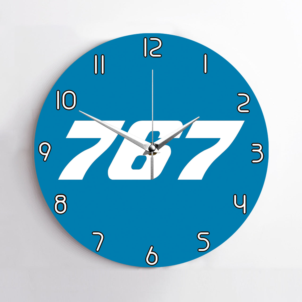 767 Flat Text Designed Wall Clocks