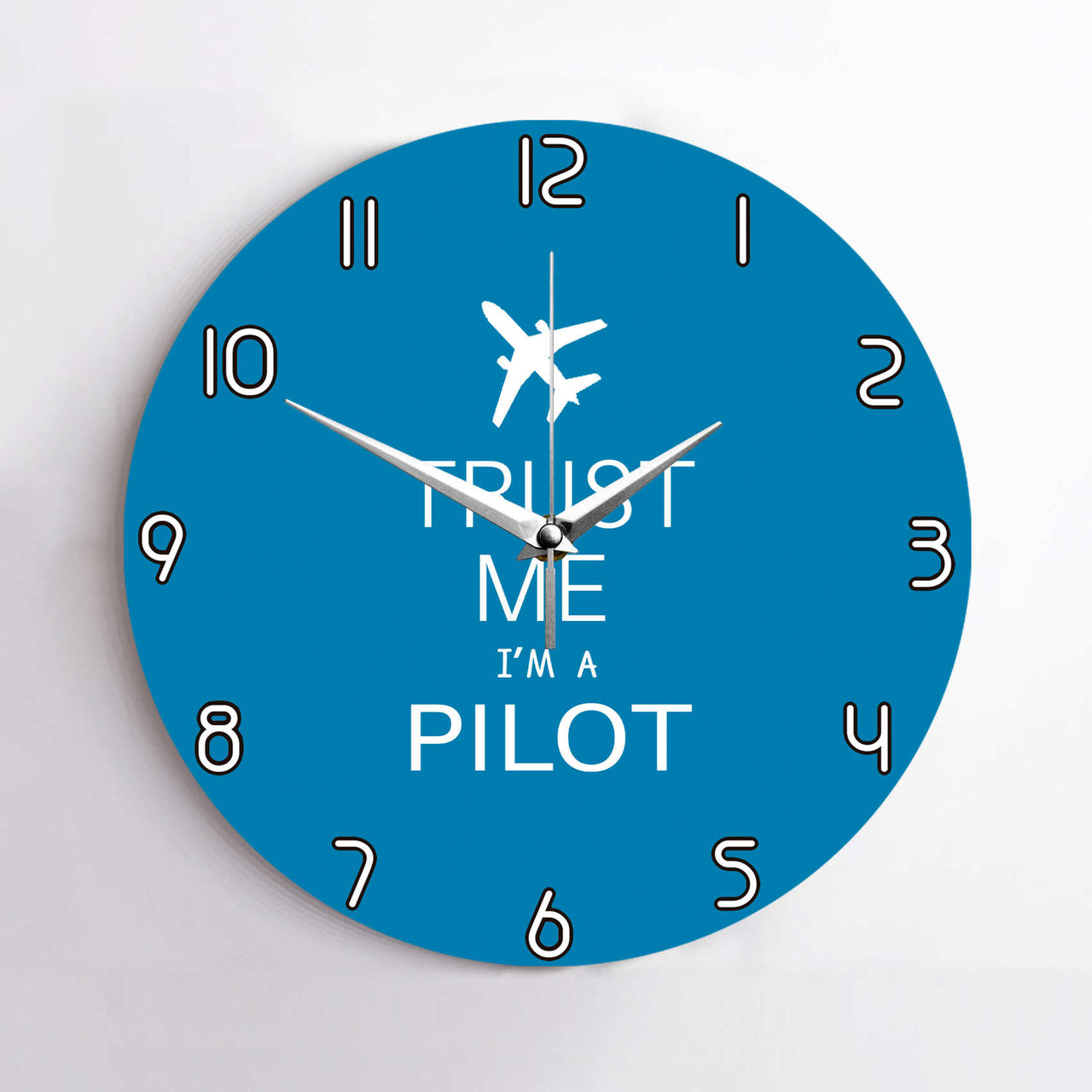 Trust Me I'm a Pilot 2 Designed Wall Clocks