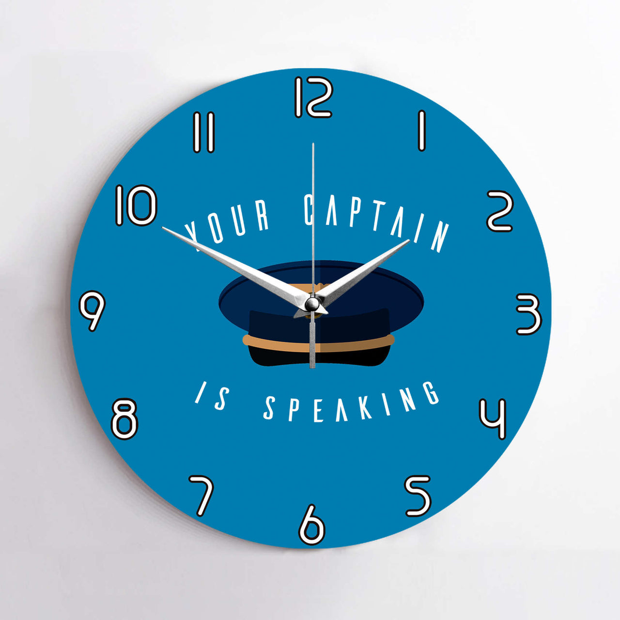 Your Captain Is Speaking Designed Wall Clocks