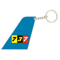 Thumbnail for Flat Colourful 737 Designed Tail Key Chains