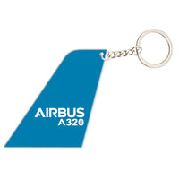 Thumbnail for Airbus A320 & Text Designed Tail Key Chains