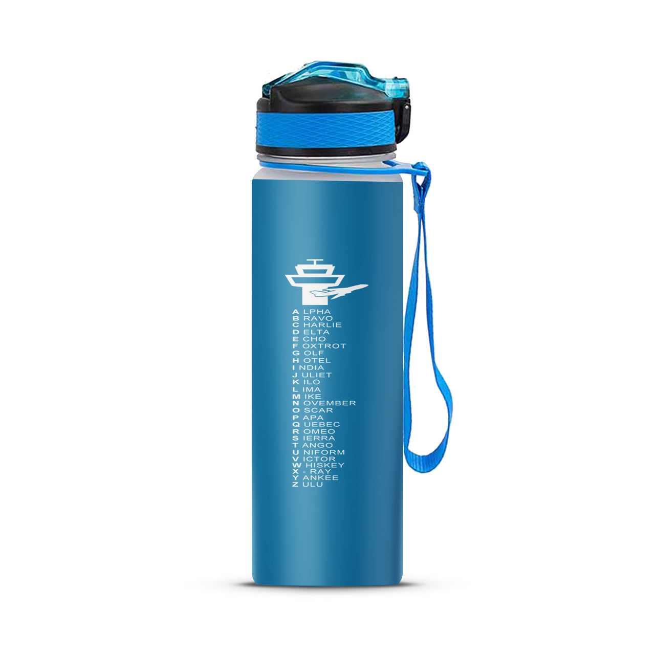 Aviation Alphabet Designed Sports Kettles