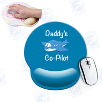 Thumbnail for Daddy's Co-Pilot (Jet Airplane) Designed Ergonomic Mouse Pads
