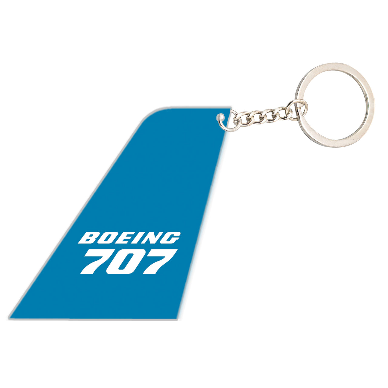 Boeing 707 & Text Designed Tail Key Chains