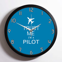 Thumbnail for Trust Me I'm a Pilot 2 Designed Wall Clocks