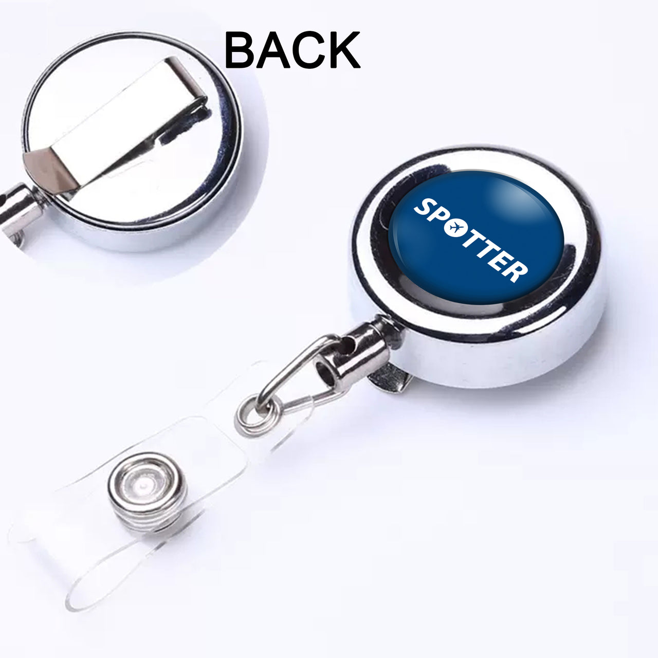 Spotter Designed Retractable ID Card Badge