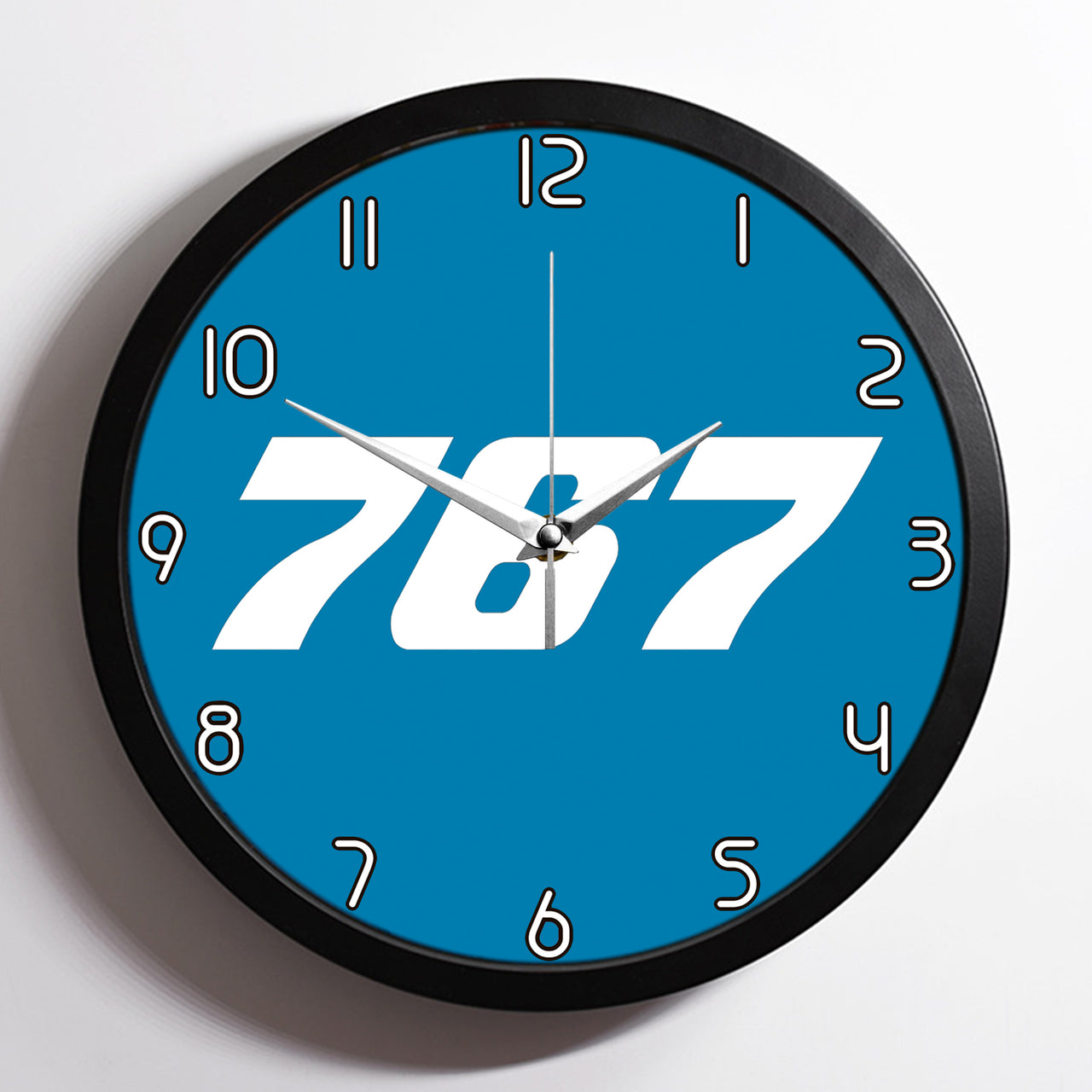 767 Flat Text Designed Wall Clocks