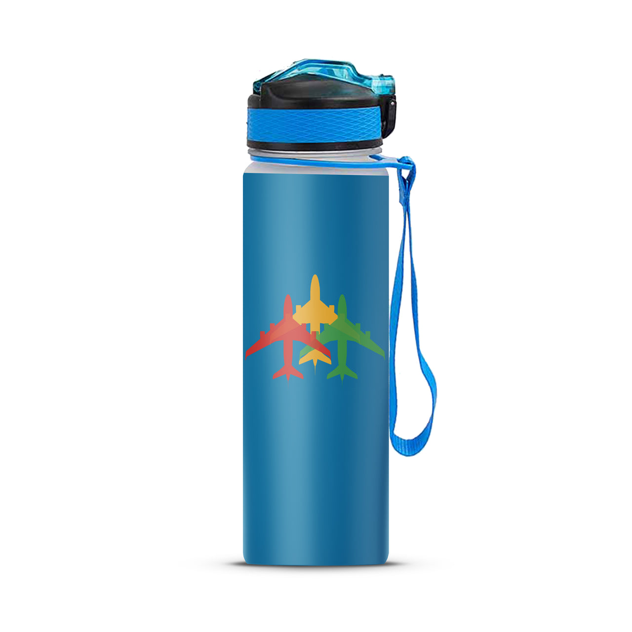 Colourful 3 Airplanes Designed Sports Kettles