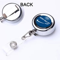Thumbnail for Just Fly It 2 Designed Retractable ID Card Badge