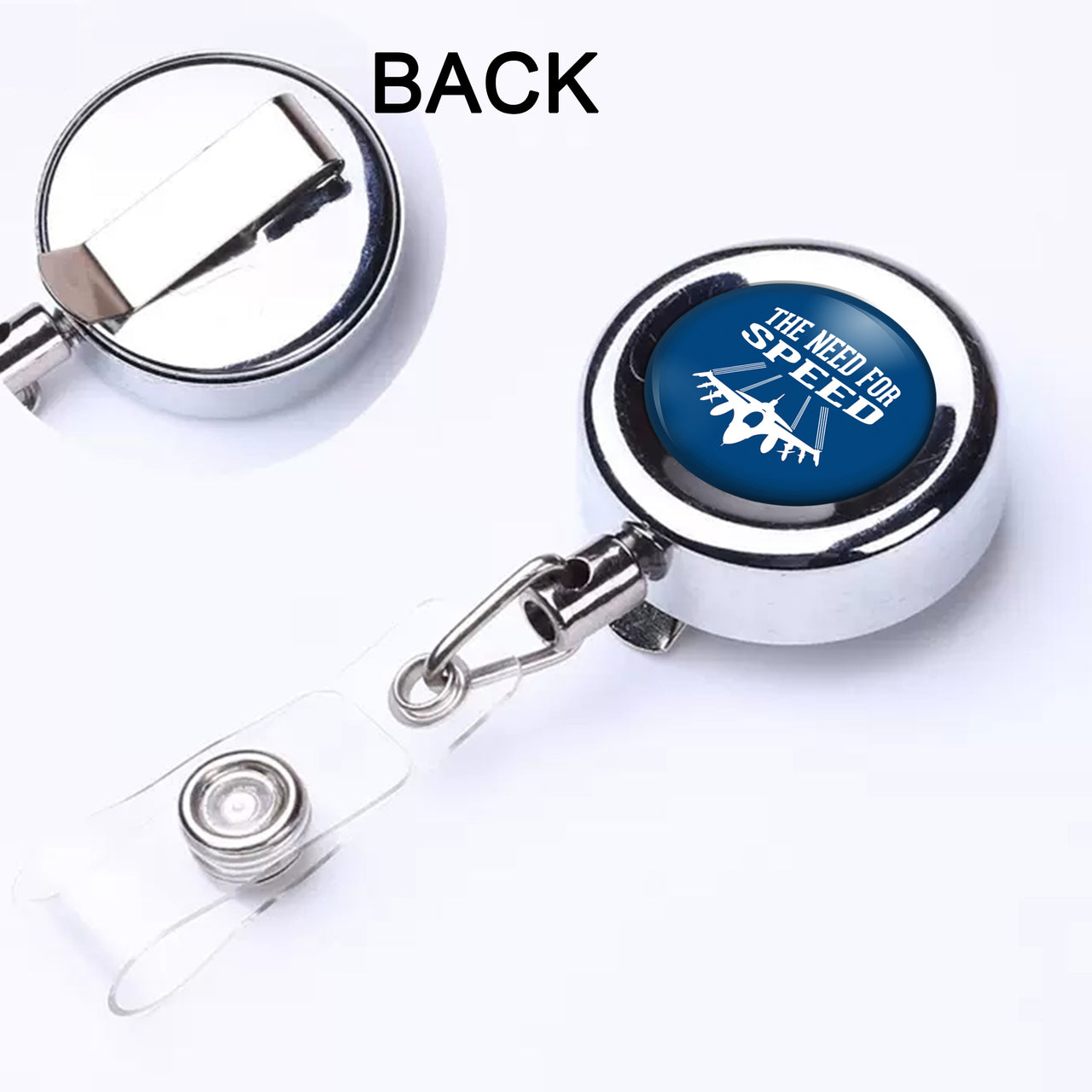 The Need For Speed Designed Retractable ID Card Badge