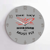 Thumbnail for The Sky is Calling and I Must Fly Designed Wall Clocks