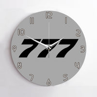 Thumbnail for 777 Flat Text Designed Wall Clocks