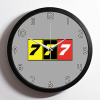 Thumbnail for Flat Colourful 777 Designed Wall Clocks