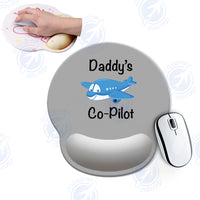 Thumbnail for Daddy's Co-Pilot (Jet Airplane) Designed Ergonomic Mouse Pads