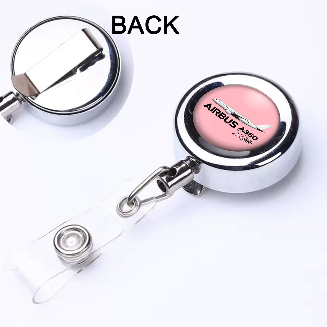 The Airbus A350 WXB Designed Retractable ID Card Badge