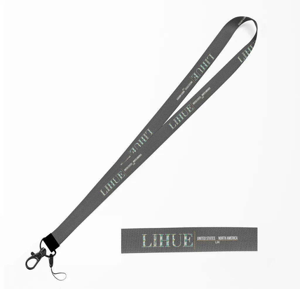 Lihue City Series lanyard - gray