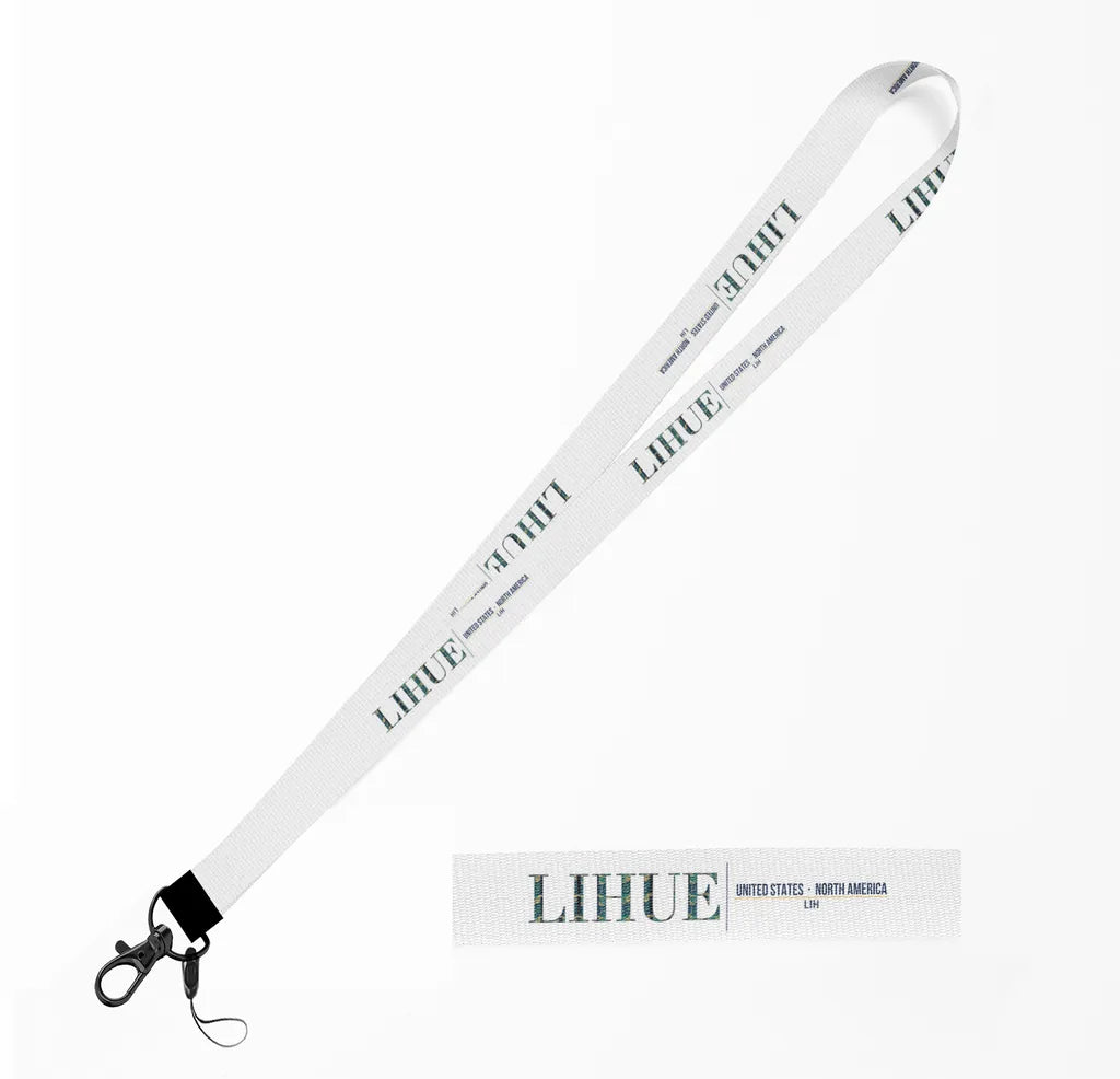 Lihue City Series lanyard - white