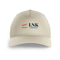 Thumbnail for Lincoln Airport (LNK) printed hat - beige