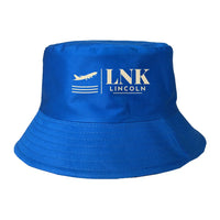 Thumbnail for Lincoln Airport (LNK) summer hat - blue