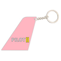 Thumbnail for Pilot & Stripes (2 Lines) Designed Tail Key Chains