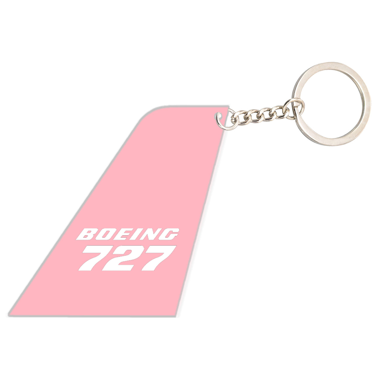 Boeing 727 & Text Designed Tail Key Chains