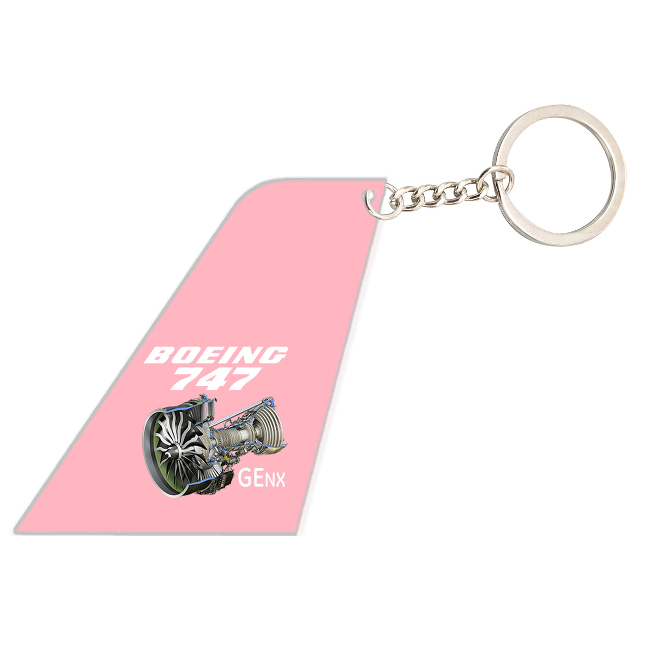Boeing 747 & GENX Engine Designed Tail Key Chains
