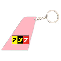 Thumbnail for Flat Colourful 737 Designed Tail Key Chains