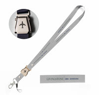 Thumbnail for Livingstone City Series seat belt lanyard - light gray