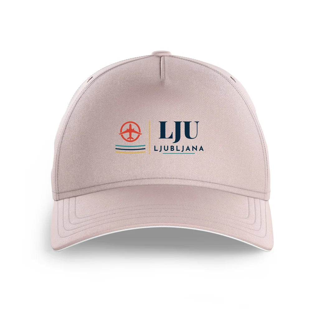 Ljubljana Jože Pučnik Airport (LJU) printed hat - pink