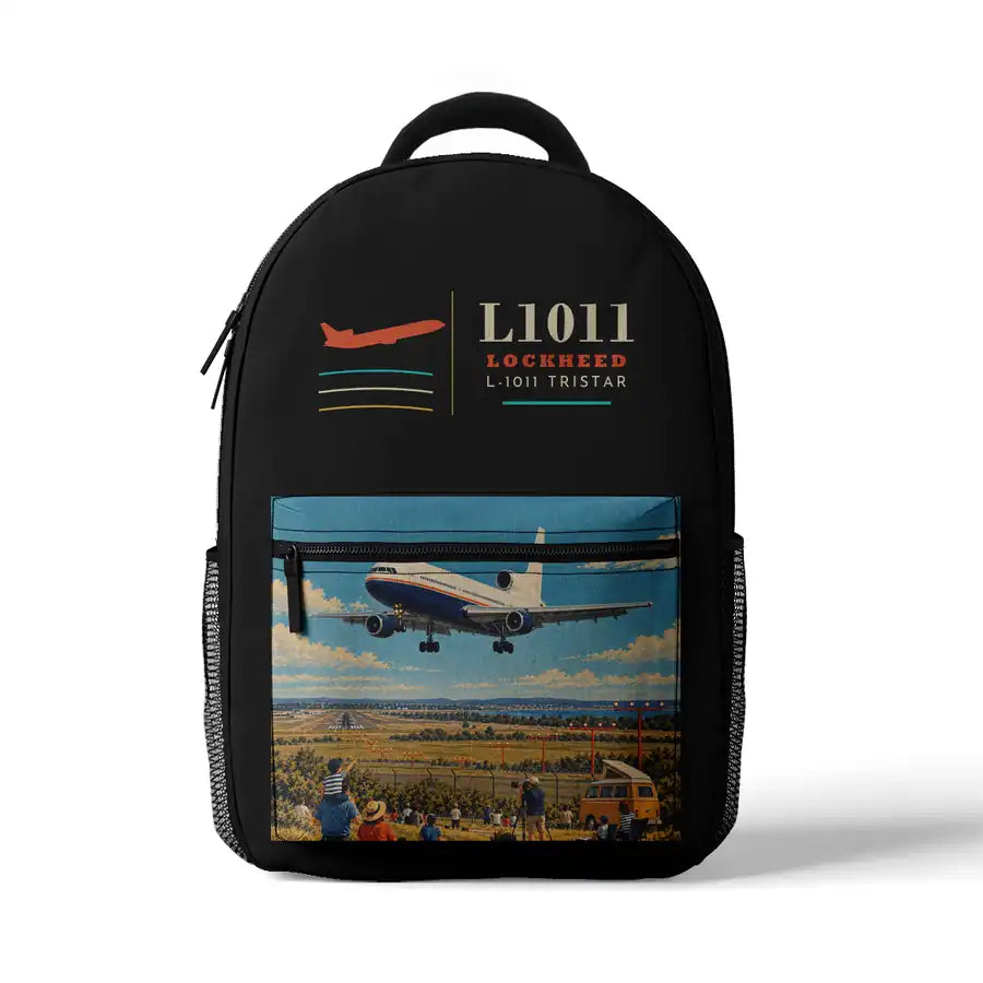Lockheed L-1011 TriStar - 3D Backpack - Black