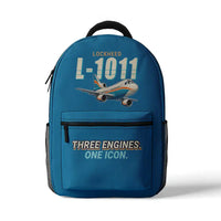 Thumbnail for Lockheed L-1011 TriStar - 3D Backpack - Cartoon - Light Blue