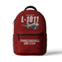 Thumbnail for Lockheed L-1011 TriStar - 3D Backpack - Cartoon - Red