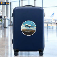 Thumbnail for L-1011 TriStar - 3D - Circle Sticker - Suitcase
