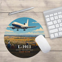 Thumbnail for L-1011 TriStar - 3D + Name - Round Mouse Pad - Full Print
