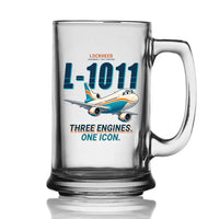 Thumbnail for L-1011 TriStar - Cartoon - Beer Glass with Holder