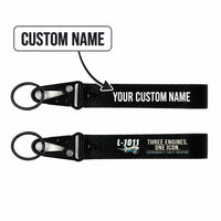 Thumbnail for L-1011 TriStar Hawk-Shaped Key Chains - Black - Cartoon - Personalized