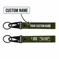 Thumbnail for L-1011 TriStar Hawk-Shaped Key Chains - Dark Green - Cartoon - Personalized