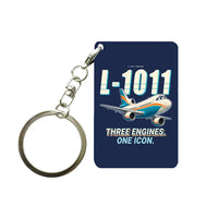 Thumbnail for L-1011 TriStar - Cartoon - Key Chain - Navy Blue