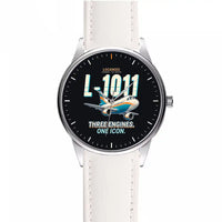 Thumbnail for L-1011 TriStar - Cartoon - Leather Strap - White Leather Strap