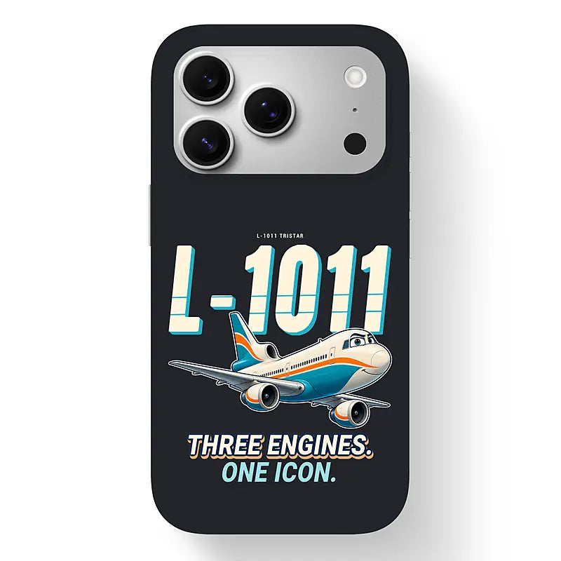 L-1011 TriStar - Cartoon - MagSafe iPhone 17 Pro - Black