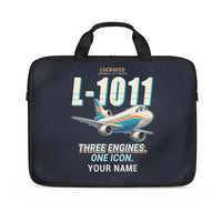 Thumbnail for Lockheed L-1011 TriStar - Cartoon + Name - Laptop Bag