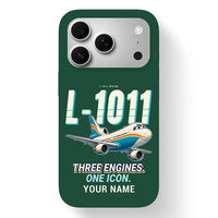 Thumbnail for L-1011 TriStar - Cartoon + Name - MagSafe iPhone 17 Pro - Dark Green