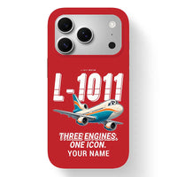 Thumbnail for L-1011 TriStar - Cartoon + Name - MagSafe iPhone 17 Pro - Red