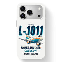Thumbnail for L-1011 TriStar - Cartoon + Name - MagSafe iPhone 17 Pro - White