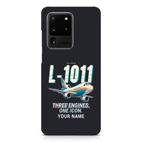 Thumbnail for L-1011 TriStar - Cartoon + Name - Samsung Case - Black