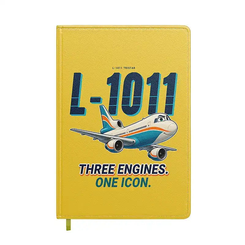 L-1011 TriStar - Cartoon - Notebook - Yellow